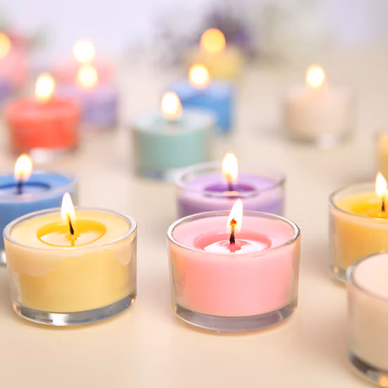 Wholesale 6oz 8oz 315ml Round Glass Candle Cup Glass Candle Bottle Glass Candle Container Glass Canlde Jar with Sealing Bamboo Lid for Candle Making